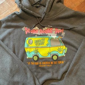 Vintage scoobie doo 4/20 oversized hoodie